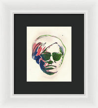 Load image into Gallery viewer, Portrait Of Andy Warhol #2 - Framed Print