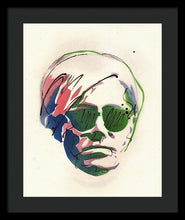Load image into Gallery viewer, Portrait Of Andy Warhol #2 - Framed Print