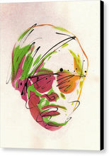Load image into Gallery viewer, Portrait Of Andy Warhol - Canvas Print