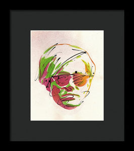 Portrait Of Andy Warhol - Framed Print