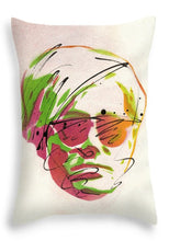 Load image into Gallery viewer, Portrait Of Andy Warhol - Throw Pillow