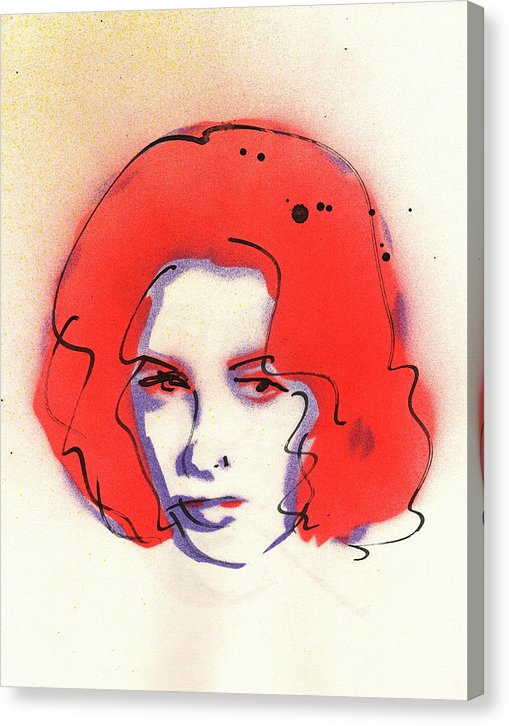 Portrait Of Elizabeth Taylor #2 - Canvas Print
