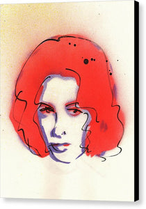 Portrait Of Elizabeth Taylor #2 - Canvas Print