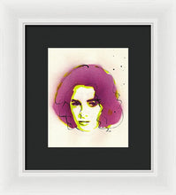 Load image into Gallery viewer, Portrait Of Elizabeth Taylor - Framed Print