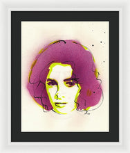 Load image into Gallery viewer, Portrait Of Elizabeth Taylor - Framed Print