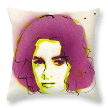 Load image into Gallery viewer, Portrait Of Elizabeth Taylor - Throw Pillow