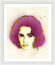Load image into Gallery viewer, Portrait Of Elizabeth Taylor - Framed Print