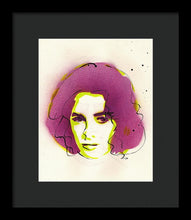 Load image into Gallery viewer, Portrait Of Elizabeth Taylor - Framed Print
