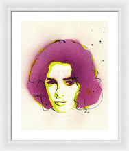 Load image into Gallery viewer, Portrait Of Elizabeth Taylor - Framed Print