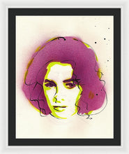 Load image into Gallery viewer, Portrait Of Elizabeth Taylor - Framed Print
