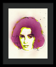 Load image into Gallery viewer, Portrait Of Elizabeth Taylor - Framed Print