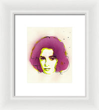 Load image into Gallery viewer, Portrait Of Elizabeth Taylor - Framed Print
