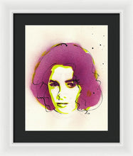 Load image into Gallery viewer, Portrait Of Elizabeth Taylor - Framed Print