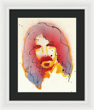 Load image into Gallery viewer, Portrait Of Frank Zappa - Framed Print