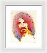 Load image into Gallery viewer, Portrait Of Frank Zappa - Framed Print