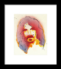 Load image into Gallery viewer, Portrait Of Frank Zappa - Framed Print