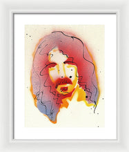 Load image into Gallery viewer, Portrait Of Frank Zappa - Framed Print