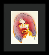 Load image into Gallery viewer, Portrait Of Frank Zappa - Framed Print
