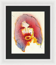 Load image into Gallery viewer, Portrait Of Frank Zappa - Framed Print