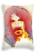 Load image into Gallery viewer, Portrait Of Frank Zappa - Throw Pillow