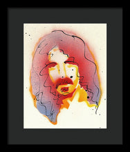 Load image into Gallery viewer, Portrait Of Frank Zappa - Framed Print