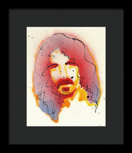Load image into Gallery viewer, Portrait Of Frank Zappa - Framed Print