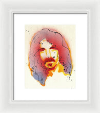 Load image into Gallery viewer, Portrait Of Frank Zappa - Framed Print