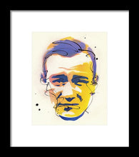 Load image into Gallery viewer, Portrait Of John Wayne - Framed Print