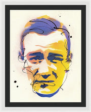 Load image into Gallery viewer, Portrait Of John Wayne - Framed Print