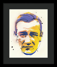 Load image into Gallery viewer, Portrait Of John Wayne - Framed Print