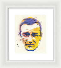Load image into Gallery viewer, Portrait Of John Wayne - Framed Print