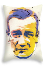 Load image into Gallery viewer, Portrait Of John Wayne - Throw Pillow