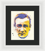 Load image into Gallery viewer, Portrait Of John Wayne - Framed Print