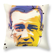 Load image into Gallery viewer, Portrait Of John Wayne - Throw Pillow