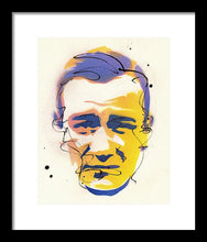 Load image into Gallery viewer, Portrait Of John Wayne - Framed Print
