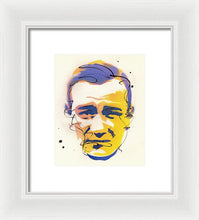 Load image into Gallery viewer, Portrait Of John Wayne - Framed Print