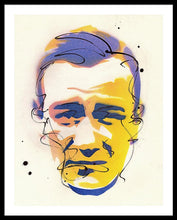 Load image into Gallery viewer, Portrait Of John Wayne - Framed Print