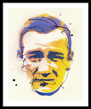 Load image into Gallery viewer, Portrait Of John Wayne - Framed Print