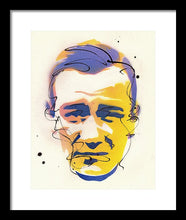 Load image into Gallery viewer, Portrait Of John Wayne - Framed Print