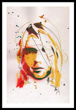 Load image into Gallery viewer, Portrait Of Kurt Cobain #2 - Framed Print