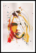 Load image into Gallery viewer, Portrait Of Kurt Cobain #2 - Framed Print