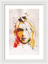 Load image into Gallery viewer, Portrait Of Kurt Cobain #2 - Framed Print