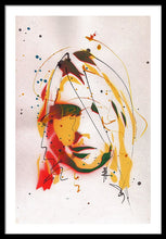 Load image into Gallery viewer, Portrait Of Kurt Cobain #2 - Framed Print