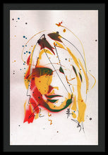 Load image into Gallery viewer, Portrait Of Kurt Cobain #2 - Framed Print