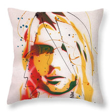 Load image into Gallery viewer, Portrait Of Kurt Cobain #2 - Throw Pillow