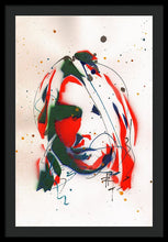 Load image into Gallery viewer, Portrait Of Kurt Cobain #3 - Framed Print