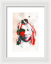 Load image into Gallery viewer, Portrait Of Kurt Cobain #3 - Framed Print