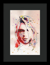 Load image into Gallery viewer, Portrait Of Kurt Cobain - Framed Print