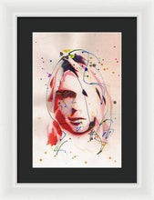 Load image into Gallery viewer, Portrait Of Kurt Cobain - Framed Print