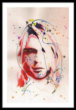 Load image into Gallery viewer, Portrait Of Kurt Cobain - Framed Print